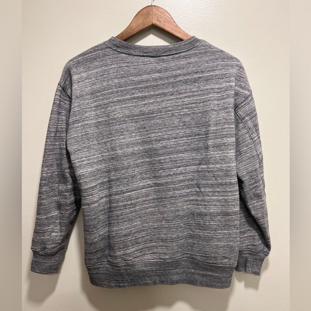 J. Crew Fleece-lined Sweatshirt Long-sleeve Crewneck in Gray, XS - Picture 5 of 10